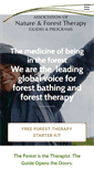 Mobile Screenshot of natureandforesttherapy.org